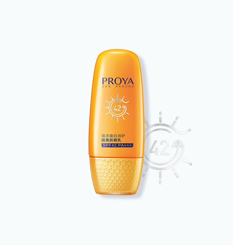 陆地焕白润护断绝防晒乳 SPF42/PA+++